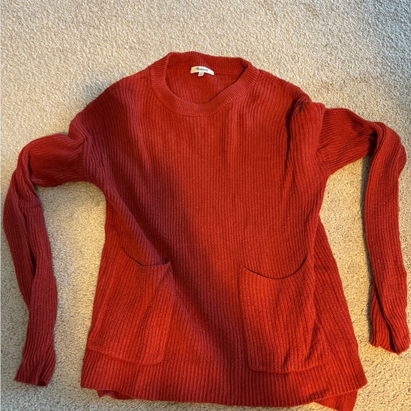 Madewell Red Knitted Sweater - Picture 3 of 3